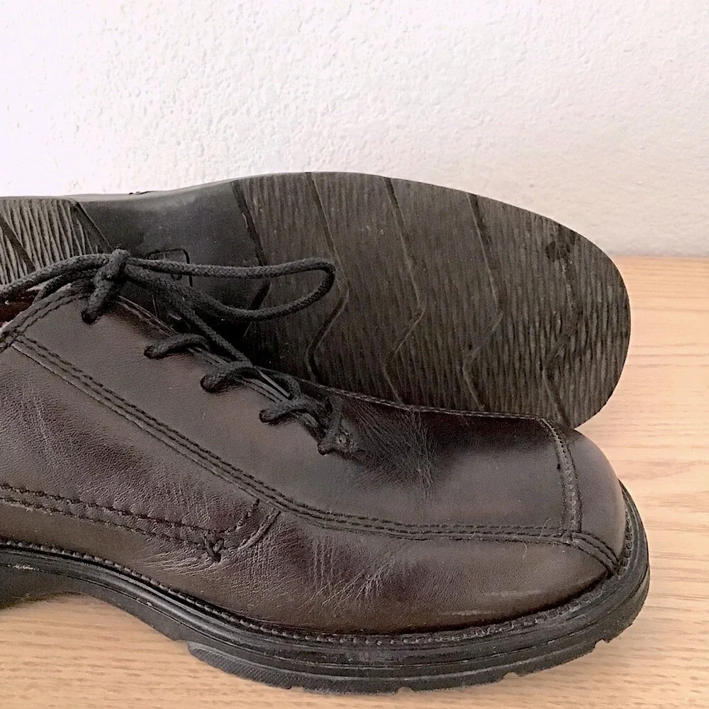 Vintage GBX Chunky Leather Oxfords